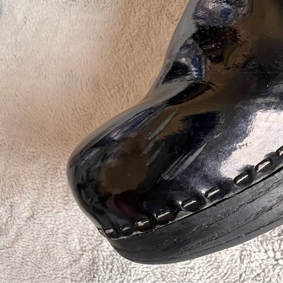 Dansko Professional Black Patent Leather Shiny Clog Comfort Nursing Sz 42 - Picture 6 of 13